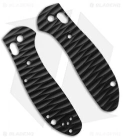 Custom Replacement Griptilian Handle Sculpted Black G-10