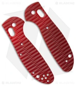 Custom Replacement Griptilian Handle Sculpted Red G-10