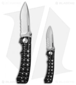 CRKT Ruger Knives Go-N-Heavy Compact Knife (3.5" Stonewash Serr) R1804 -Bladehq Store ruger knives r1804 size cm