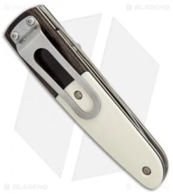 Vintage Benchmade 850-01 Mel Pardue Knife Black Dymondwood/Ivory (2.8" Satin) 5 Vintage Benchmade 850-01 Mel Pardue Knife Black Dymondwood/Ivory (2.8" Satin) -Bladehq Store vintage benchmade 850 01 Mel Pardue black dymondwood ivory BHQ 37799 er side